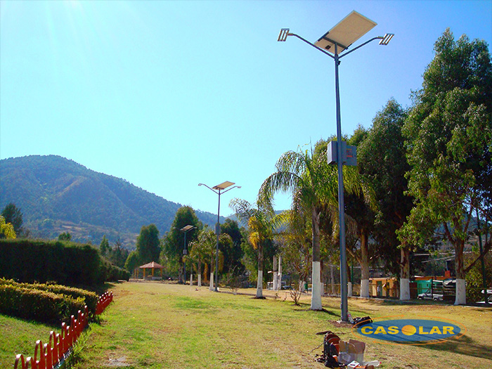 Iluminación Solar Parque Deportivo